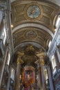 Interior of Bom Jesus do Monte cathedral. Braga, Portugal