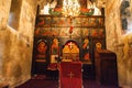 Interior of Borac Fortress and orthodox church St. Archangel Gavrilo, Borac Serbia Royalty Free Stock Photo