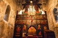 Interior of Borac Fortress and orthodox church St. Archangel Gavrilo, Borac Serbia Royalty Free Stock Photo