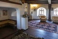 Interior of the bran castle, Romania Royalty Free Stock Photo