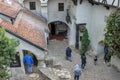 Interior of Bran castle in Transylvania, Brasov region of Romania