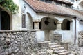 Interior of Bran castle in Transylvania, Brasov region of Romania