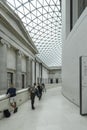 Interior of the British Museum with the glazed canopy Royalty Free Stock Photo