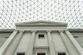 Interior of the British Museum with the glazed canopy Royalty Free Stock Photo