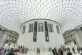 Interior of the British Museum with the glazed canopy Royalty Free Stock Photo