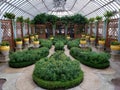 Interior of Broderie Room Phipps Conservatory and Botanical Gardens Royalty Free Stock Photo