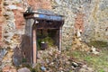 Broken house in Oradour sur Glane Royalty Free Stock Photo