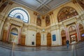 Interior of Budapest Keleti railway station, Budapest, Hungary Royalty Free Stock Photo