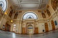 Interior of Budapest Keleti railway station, Budapest, Hungary Royalty Free Stock Photo