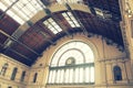 The interior of Budapest Keleti railway station