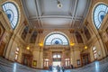 Interior of Budapest Keleti railway station, Budapest, Hungary Royalty Free Stock Photo