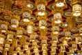 Interior of the Buddha Tooth Relic Temple Royalty Free Stock Photo