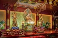 Interior of the Buddha Tooth Relic Temple Royalty Free Stock Photo