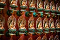 Interior of the Buddha Tooth Relic Temple in Singapore