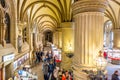 Interior of the building of the Hamburg City Hall, the seat of the government of Hamburg, located in the Altstadt quarter in the