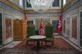 Interior of the building of Parliament in Tunis