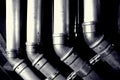 Interior building pipes Royalty Free Stock Photo