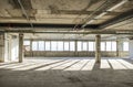 Interior of business center under construction Royalty Free Stock Photo