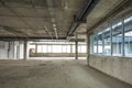 Interior of business center under construction Royalty Free Stock Photo