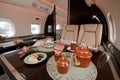 Interior of Business Jet at Singapore Airshow 2010