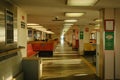 Interior of the cabin on the Staten Island Ferry, Staten Island, New York Royalty Free Stock Photo