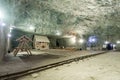 The interior of Cacica Salt Mine near Suceava in Bucovina, Romania