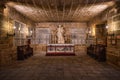 Interior of Cadiz Cathedral, Catedral de Santa Cruz de Cadiz, Spain Royalty Free Stock Photo