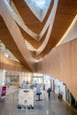 Interior of Calgary`s Central Branch of the Calgary Public Library