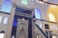 Interior of the Camlica Mosque ÃÂ°stanbul Turkey