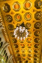 Interior of the Canadian Senate Chamber on Parliament Hill, Quebec, Canada Royalty Free Stock Photo