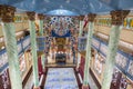 Interior of Caodaist temple in Ho Chi MInh, Vietnam