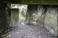 Interior of Capel Garmon Burial Chamber near Betws y Coed, wide angle