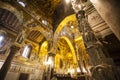 Interior of the Capella Palatina Chapel inside the Palazzo dei Normanni in Palermo, Sicily, Italy