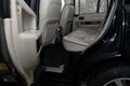 The interior of the car Land Rover Range Rover Supercharger 2010 with a view of the dashboard, steering wheel, front seats after