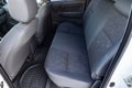 The interior of the car Toyota Hilux pickup with a view of the rear seats after cleaning before sale on parking