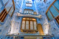 Interior of Casa BatllÃÂ³, a building designed by Gaudi, in Barcelona