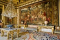 Interior in the castle Fontainebleau Royalty Free Stock Photo