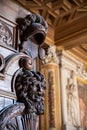 Interior of a French castle Royalty Free Stock Photo