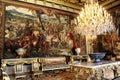 Interior of Castle Fontainebleau, France Royalty Free Stock Photo