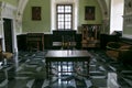 Zbarazh, Ukraine - 06 JULY 2017: Interior of castle in Zbarazh, Ternopil region