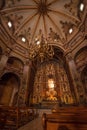 Interior of catalan church sanctuary Royalty Free Stock Photo