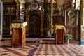 Interior of the cathedral of Annunciation of the Blessed Virgin Mary in Annunciation Monastery in Murom, Russia Royalty Free Stock Photo