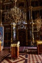 Interior of cathedral of the Annunciation of the Blessed Virgin Mary in Annunciation Monastery in Murom, Russia Royalty Free Stock Photo