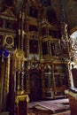 Interior of cathedral of the Annunciation of the Blessed Virgin Mary in Annunciation Monastery in Murom, Russia Royalty Free Stock Photo