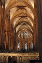 Interior of cathedral. Barcelona. Spain