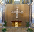 The interior Cathedral-Basilica of Cefalu Royalty Free Stock Photo