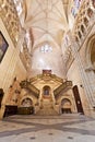 Interior of the Cathedral in Burgos, Spain Royalty Free Stock Photo