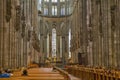 Interior of the Cathedral Church of Saint Peter in Cologne, Germany