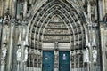 interior of cathedral country taken in cologne germany, north europe Royalty Free Stock Photo