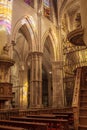 Interior of the cathedral of Cuenca Royalty Free Stock Photo